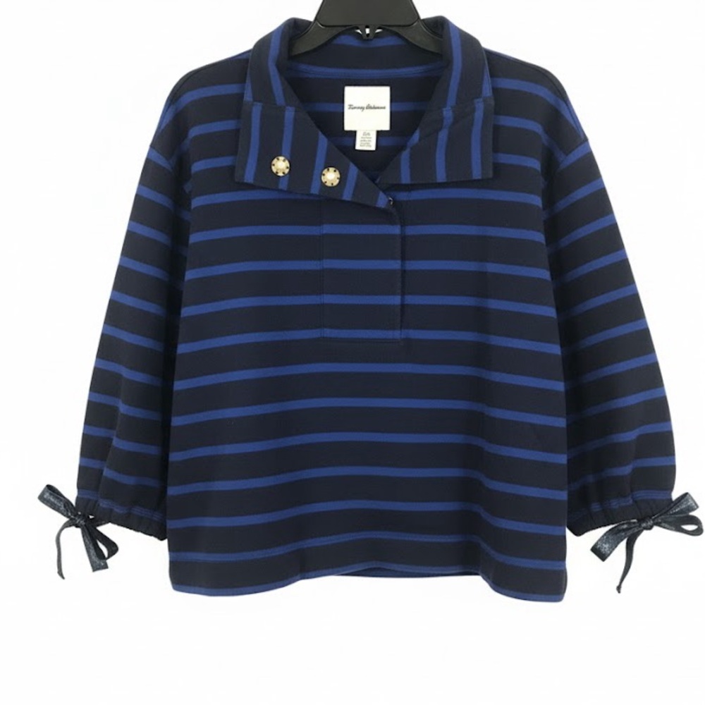 Tommy Bahama Blue Striped Sweater